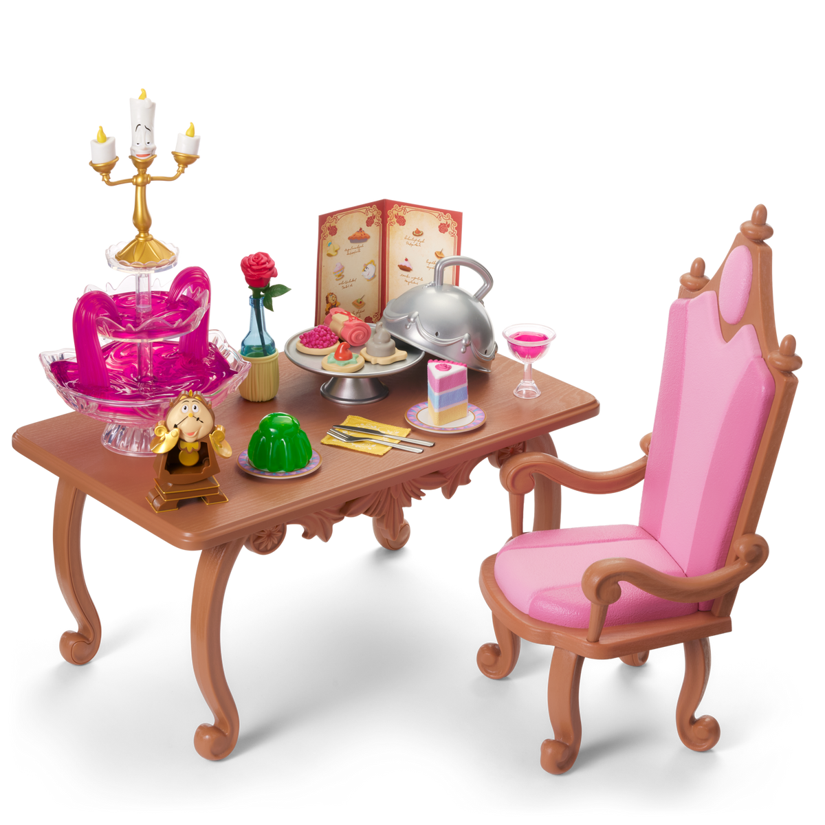 Disney Princess Belle Enchanted Castle Dining Set & Friends for 18-inch Dolls by American Girl?