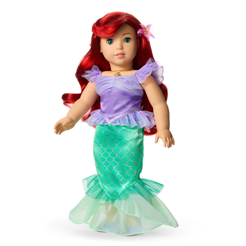 American Girl? Disney Princess Ariel 18-inch Doll & Dress for Girls