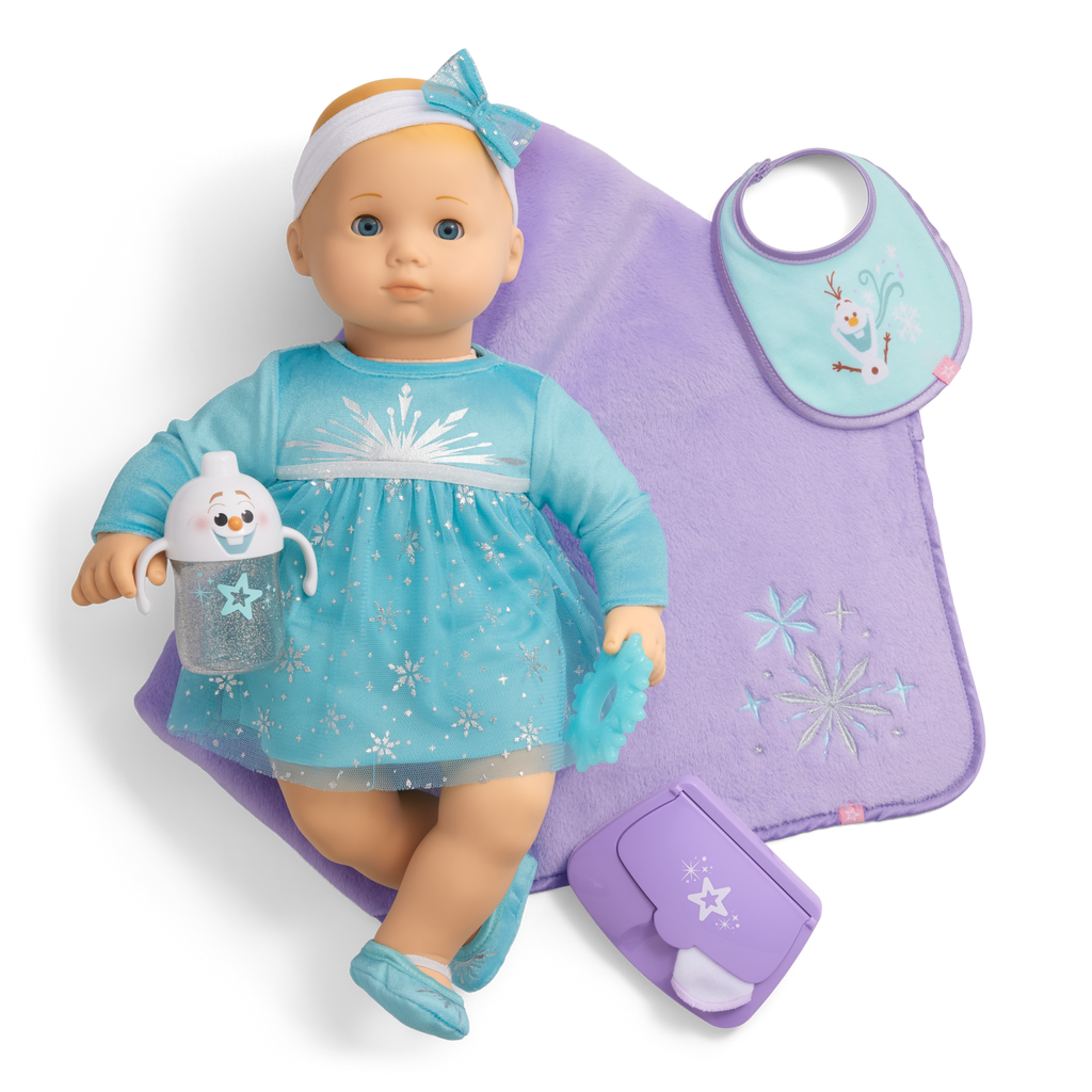Disney Frozen Elsa Cuddle & Care Set with Bitty Baby? Doll by American Girl?