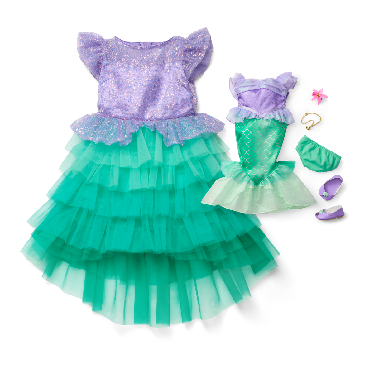 American Girl? Disney Princess Ariel 18-inch Doll & Dress for Girls