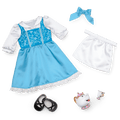 American Girl? Disney Princess Belle Blue Dress, Mrs. Potts, Chip & Accessories for 18-inch Dolls