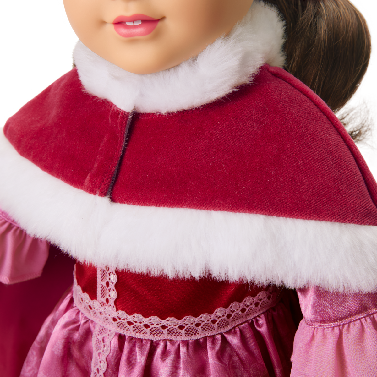 Disney Princess Belle Winter Dress & Cape Outfit for 18-inch Dolls by American Girl?