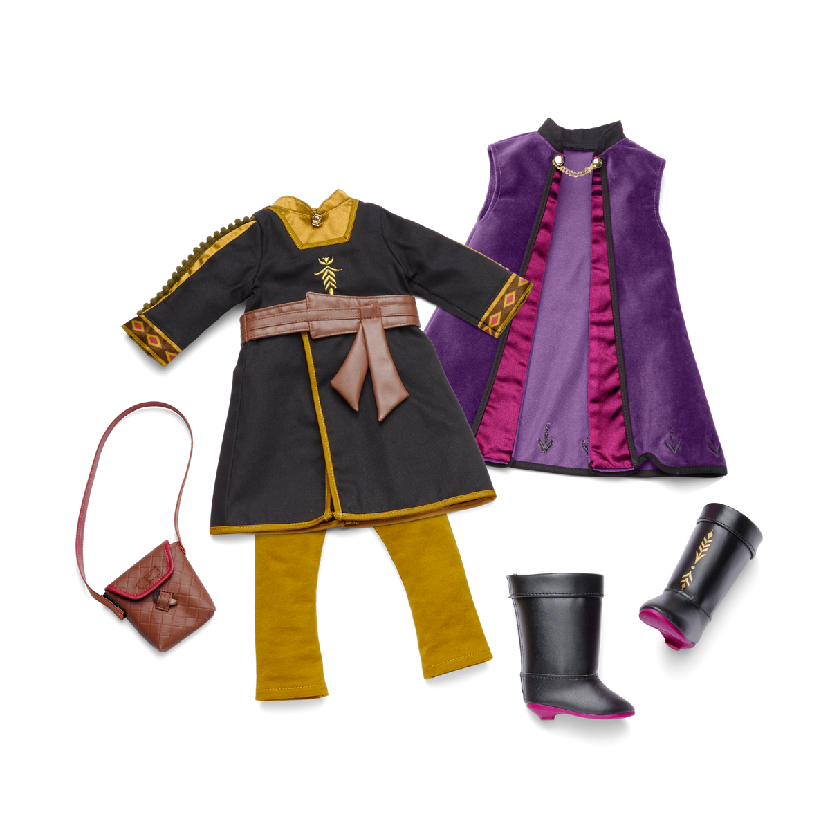 Disney Frozen Anna Adventure Outfit & Travel Bag for 18-inch Dolls by American Girl?