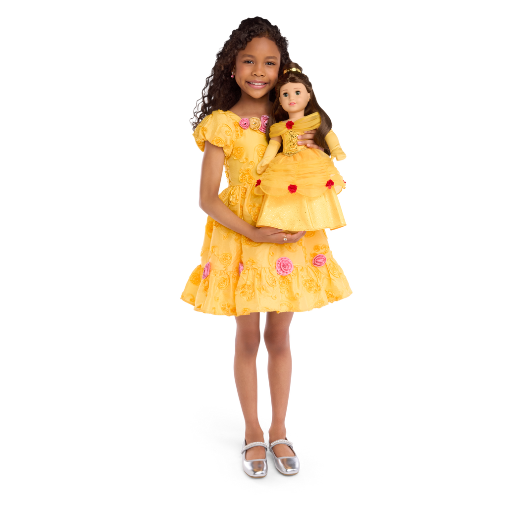 American Girl? Disney Princess Belle 18-inch Doll & Dress for Girls Bundle