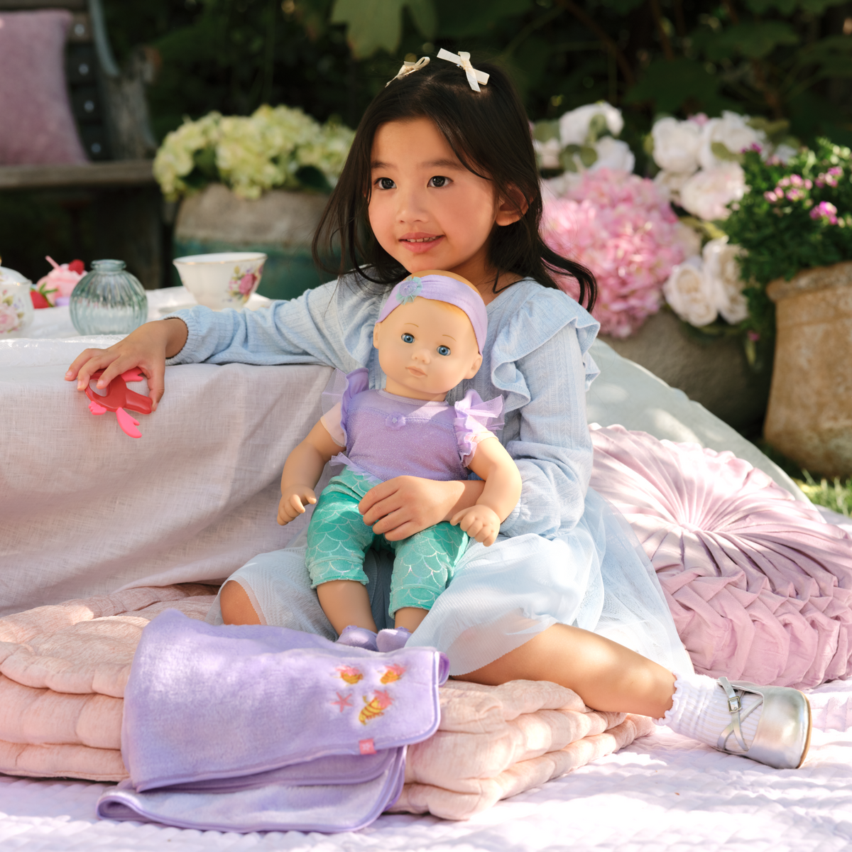 Disney Princess Ariel Cuddle & Care Set with Bitty Baby? Doll by American Girl?