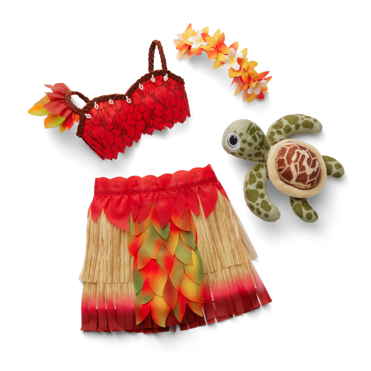 Disney Moana Wayfinder Outfit & Sea Turtle Plush for 18-inch Dolls by American Girl?
