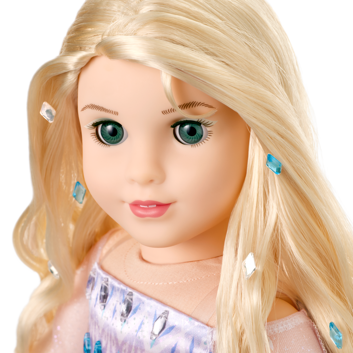 Disney Frozen Snow Queen Elsa Outfit & Accessories for 18-inch Dolls by American Girl?