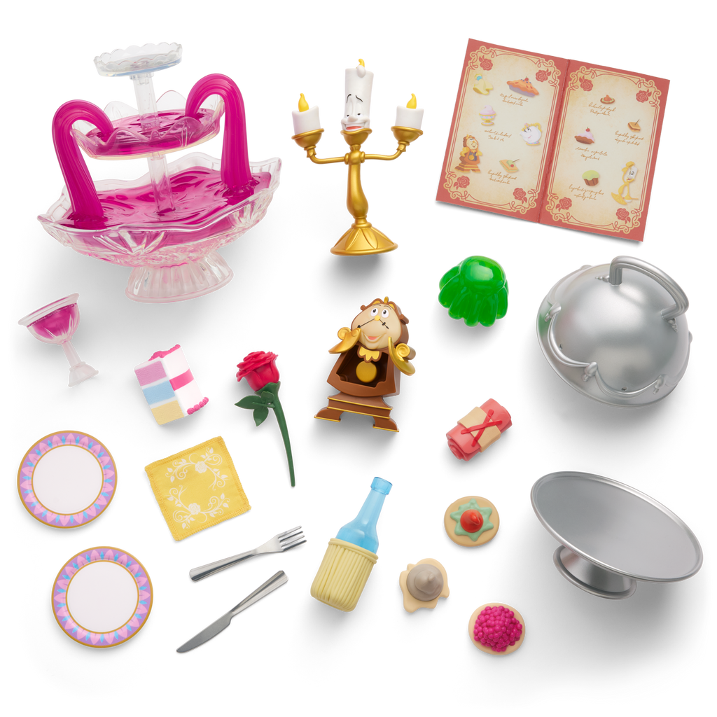 Disney Princess Belle Enchanted Castle Dining Set & Friends for 18-inch Dolls by American Girl?