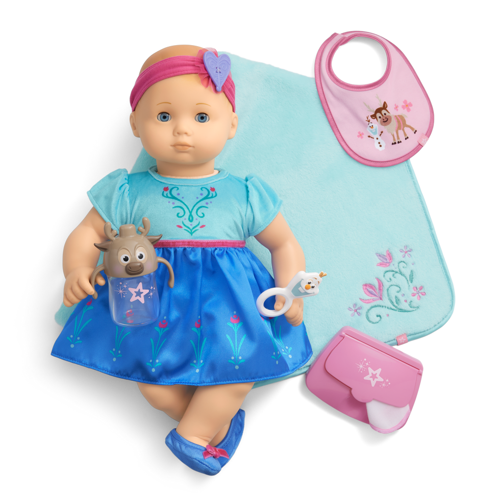 Disney Frozen Anna Cuddle & Care Set with Bitty Baby? Doll by American Girl?