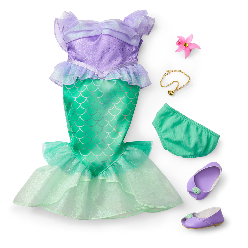 American Girl? Disney Princess Ariel 18-inch Doll & Dress for Girls