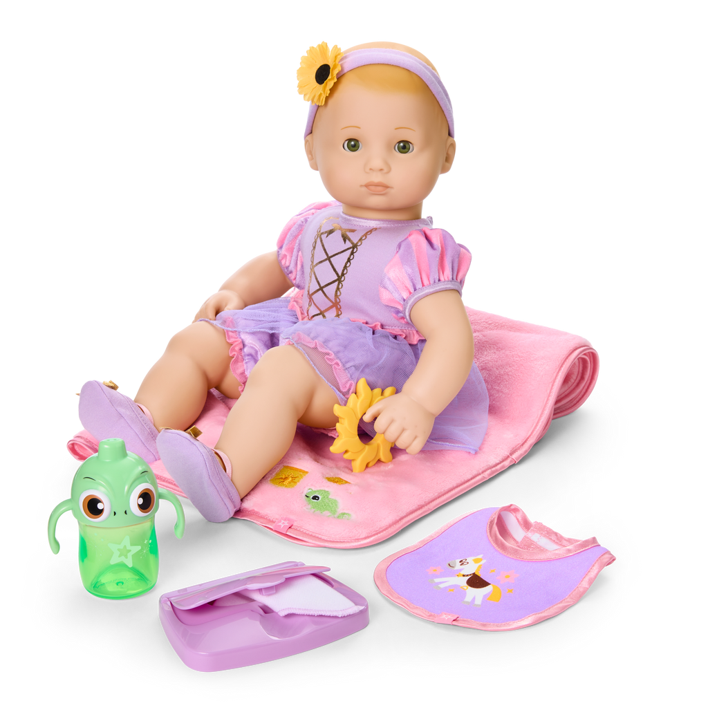 Disney Princess Rapunzel Cuddle & Care Set with Bitty Baby? Doll by American Girl?