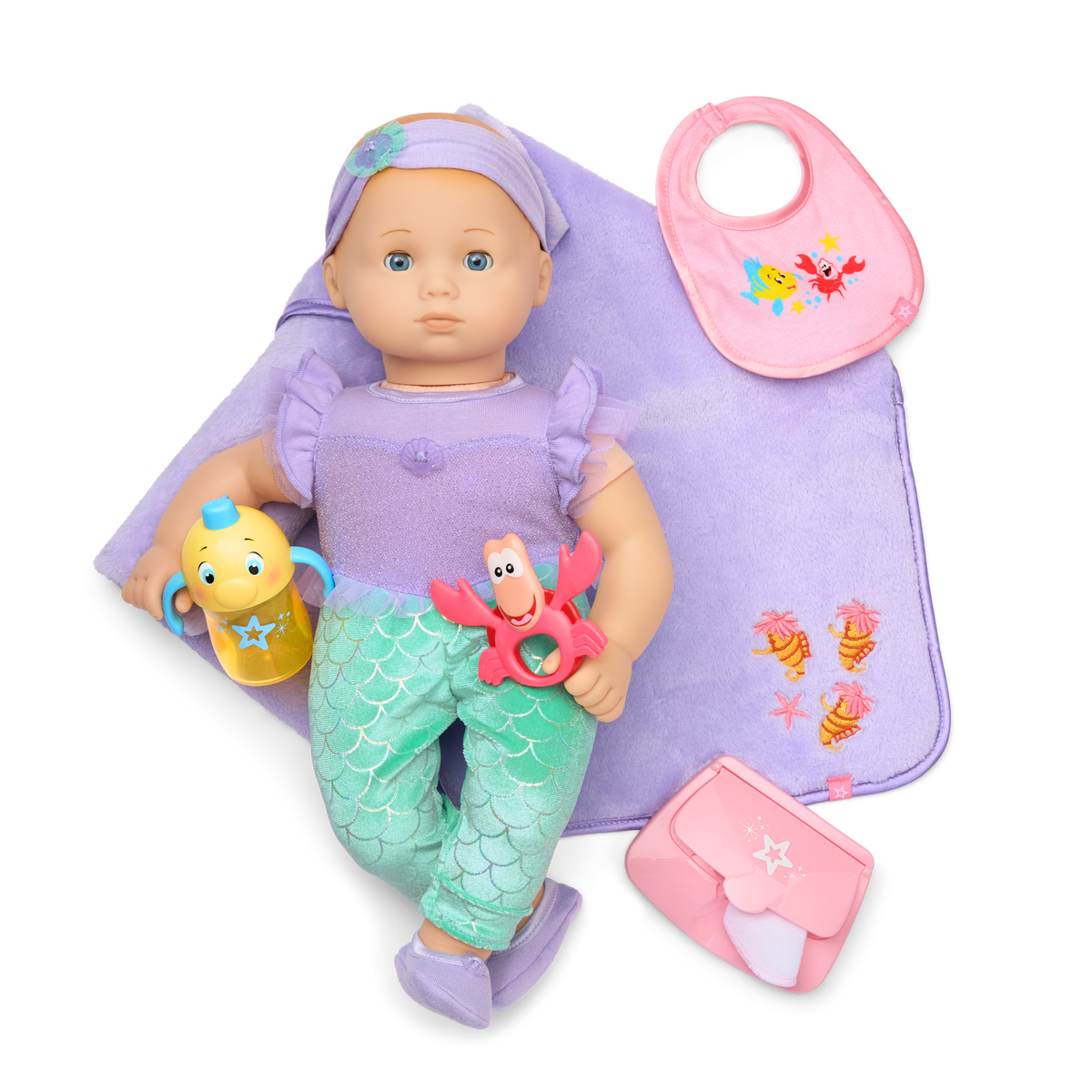Disney Princess Ariel Cuddle & Care Set with Bitty Baby? Doll by American Girl?
