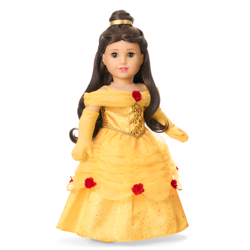 American Girl? Disney Princess Belle 18-inch Doll & Dress for Girls Bundle