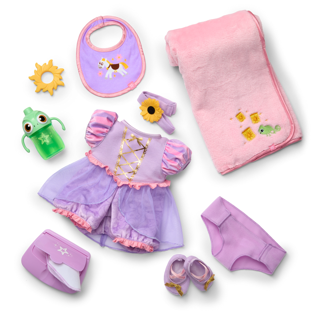 Disney Princess Rapunzel Cuddle & Care Set with Bitty Baby? Doll by American Girl?