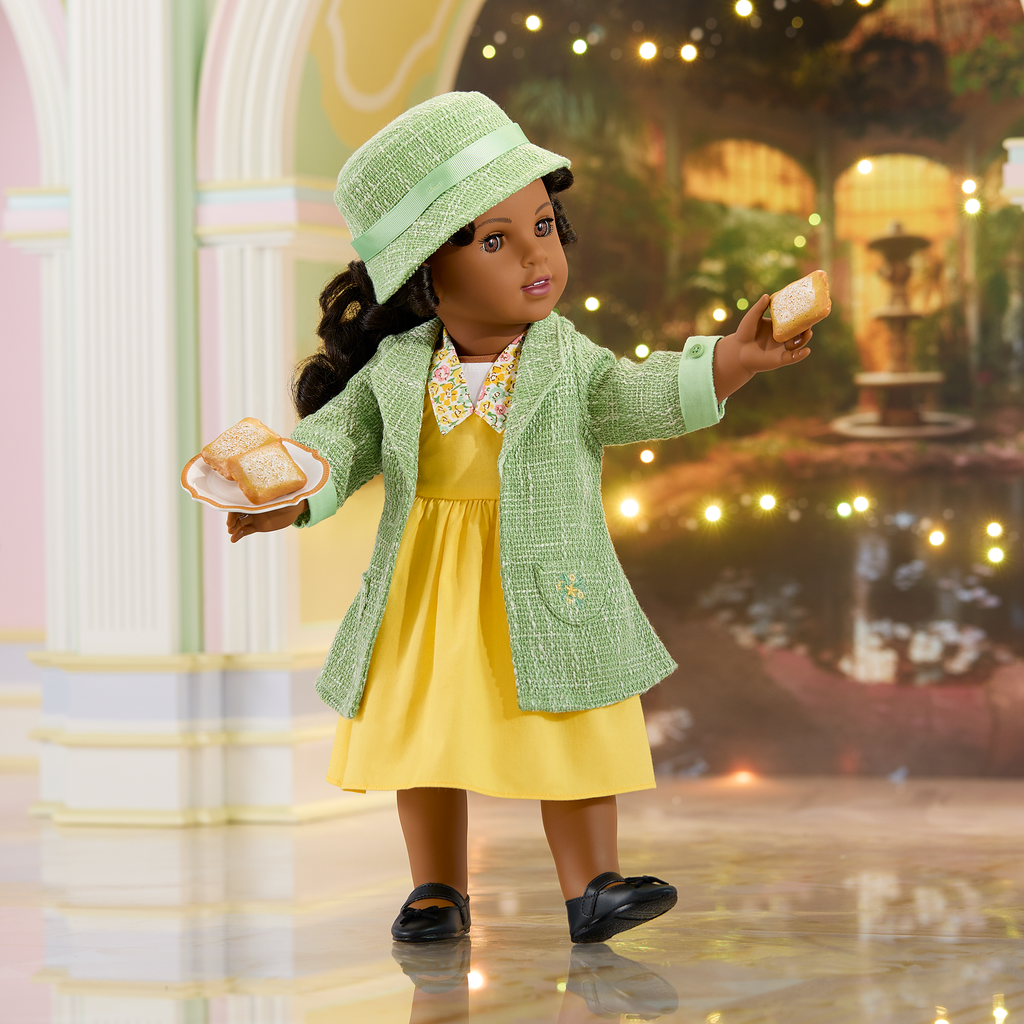 American Girl? Disney Princess Tiana Work Dress & Accessories for 18-inch Dolls