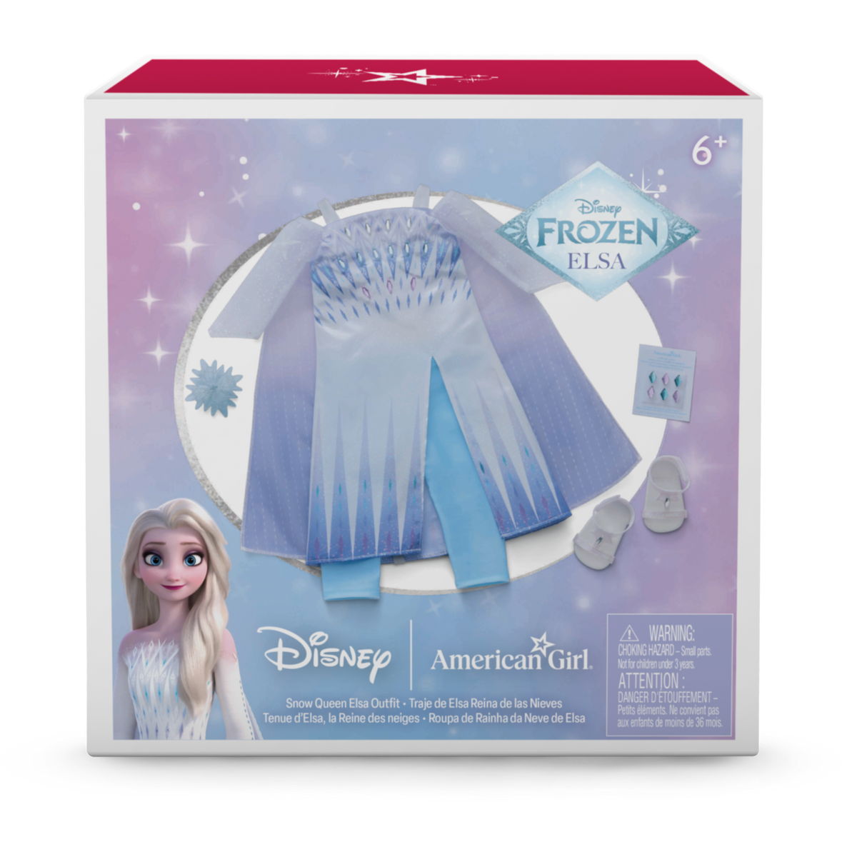 Disney Frozen Snow Queen Elsa Outfit & Accessories for 18-inch Dolls by American Girl?