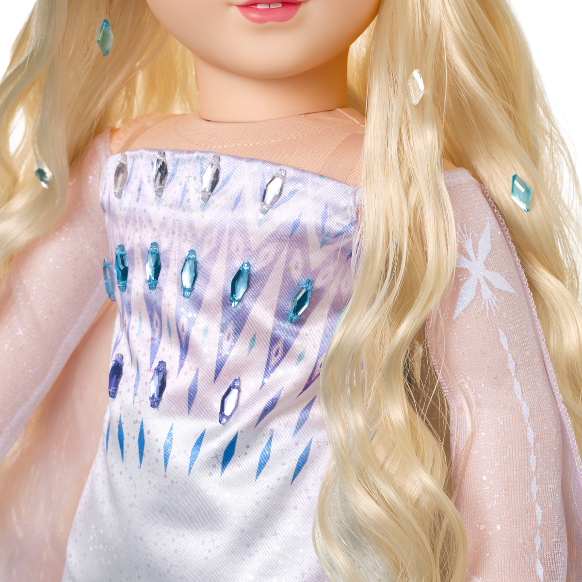Disney Frozen Snow Queen Elsa Outfit & Accessories for 18-inch Dolls by American Girl?