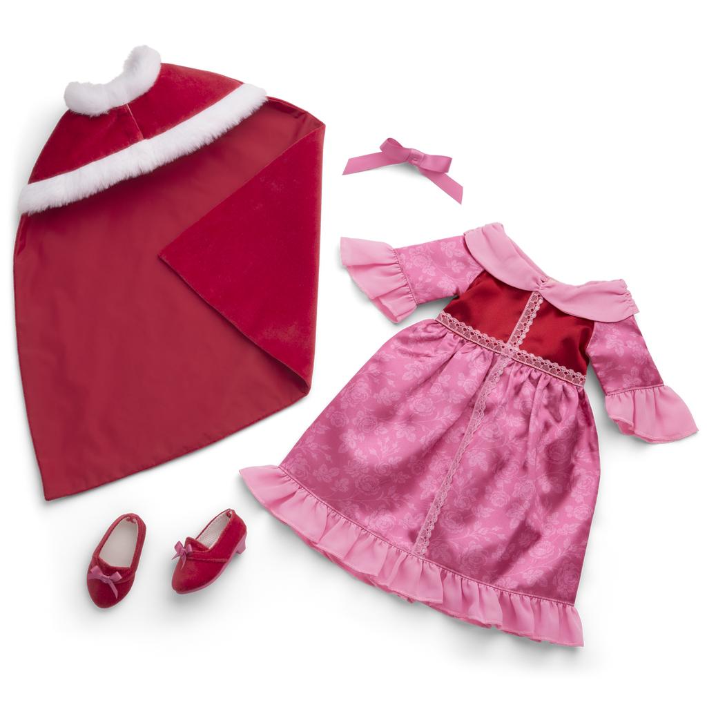 Disney Princess Belle Winter Dress & Cape Outfit for 18-inch Dolls by American Girl?