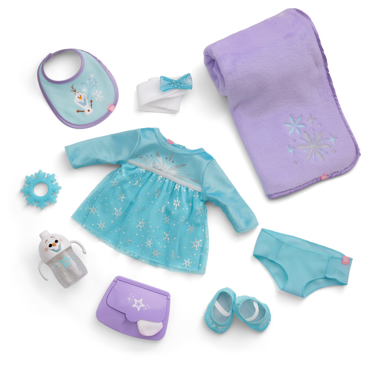 Disney Frozen Elsa Cuddle & Care Set with Bitty Baby? Doll by American Girl?