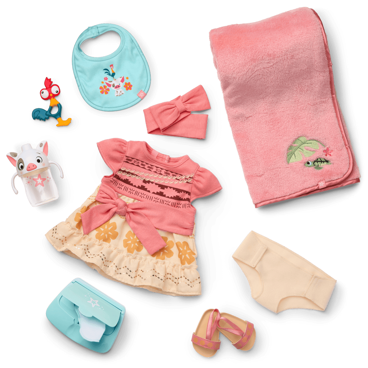 Disney Princess Moana Cuddle & Care Set with Bitty Baby? Doll by American Girl?