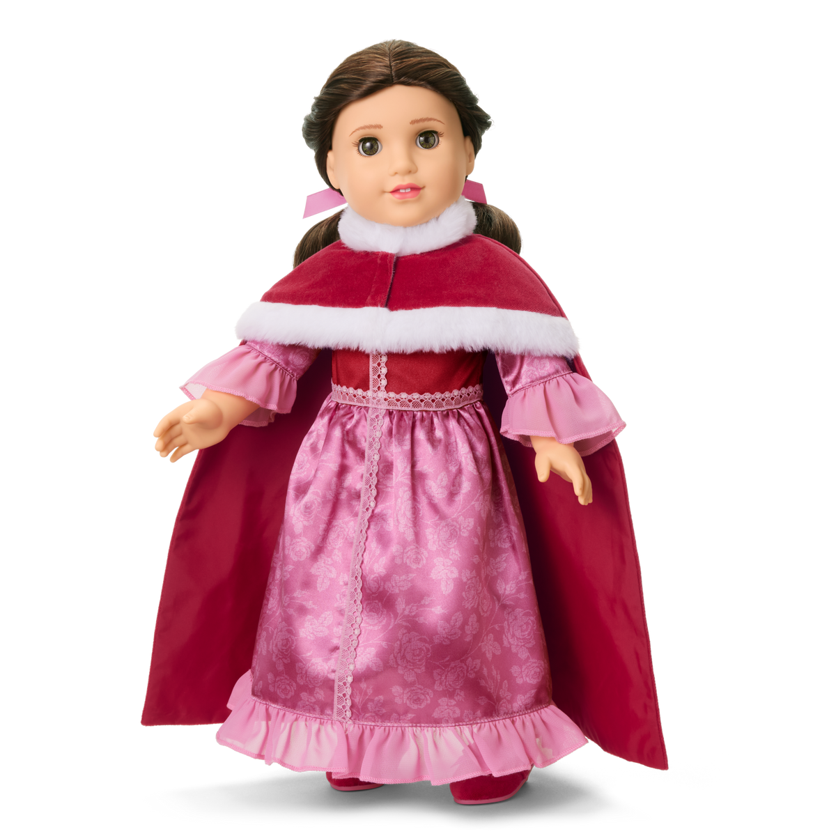 Disney Princess Belle Winter Dress & Cape Outfit for 18-inch Dolls by American Girl?