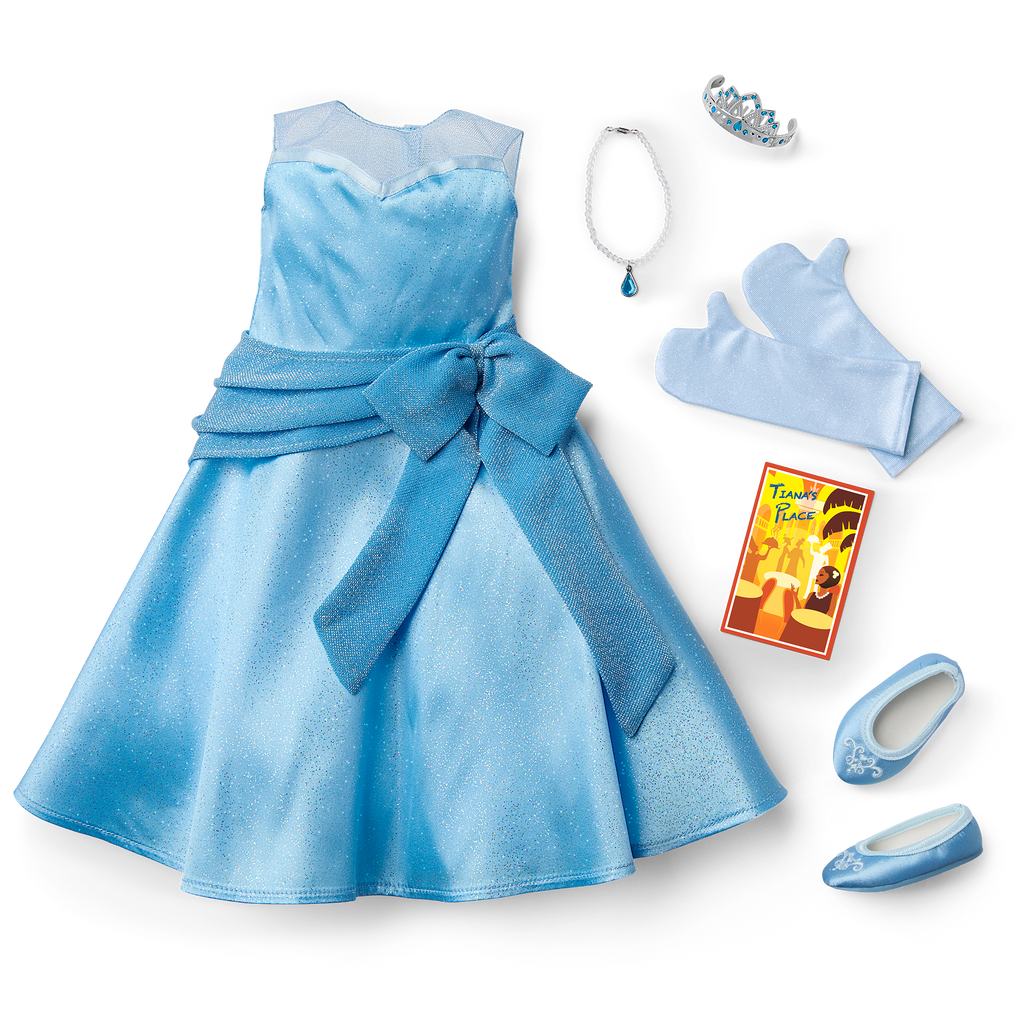 American Girl? Disney Princess Tiana Evening Star Dress & Accessories for 18-inch Dolls