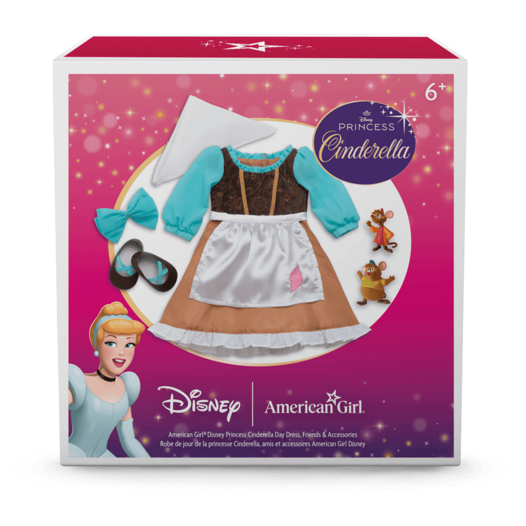 American Girl? Disney Princess Cinderella Day Dress, Friends & Accessories for 18-inch Dolls