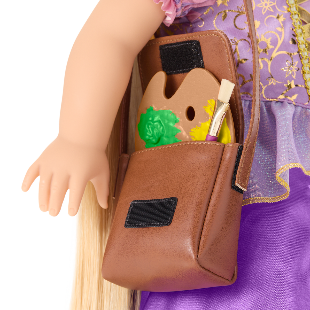 American Girl? Disney Princess Rapunzel Painting Accessories & Pascal for 18-inch Dolls