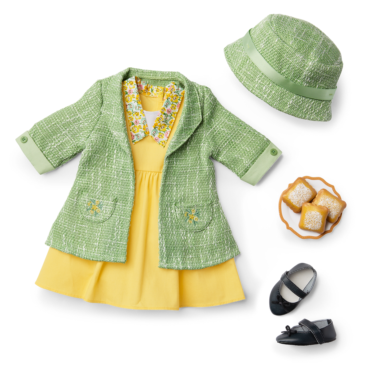 American Girl? Disney Princess Tiana Work Dress & Accessories for 18-inch Dolls