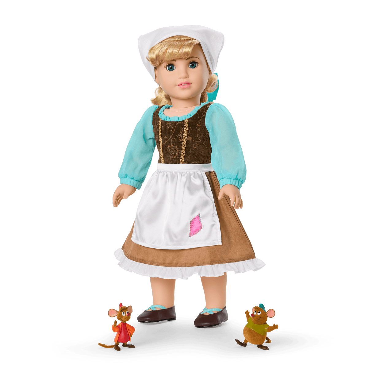 American Girl? Disney Princess Cinderella Day Dress, Friends & Accessories for 18-inch Dolls